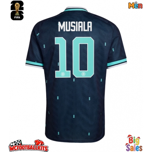 Germany Jamal Musiala #10 Replica Away Stadium Shirt World Cup 2026 Short Sleeve